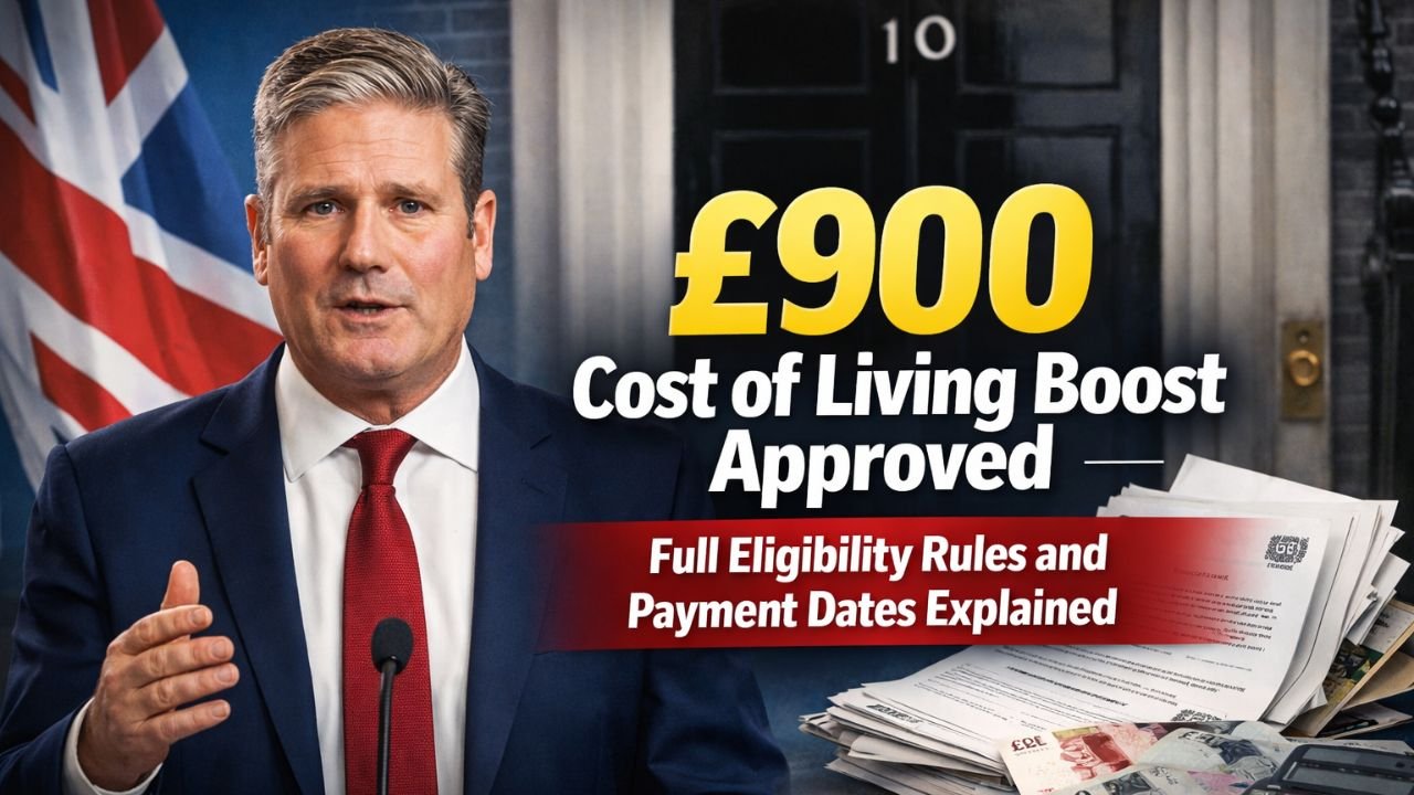 £900 Cost of Living Boost Approved – Full Eligibility Rules and Payment Dates Explained