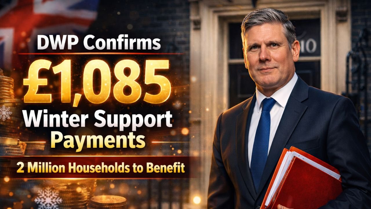 DWP Confirms £1,085 Winter Support Payments for 2 Million UK Households