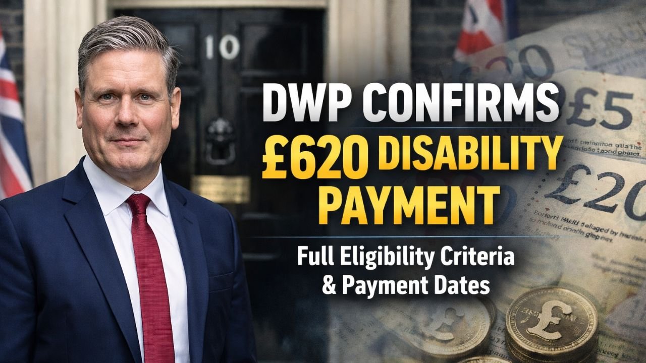 DWP Confirms £620 Disability Payment – Full Eligibility Criteria and Payment Dates