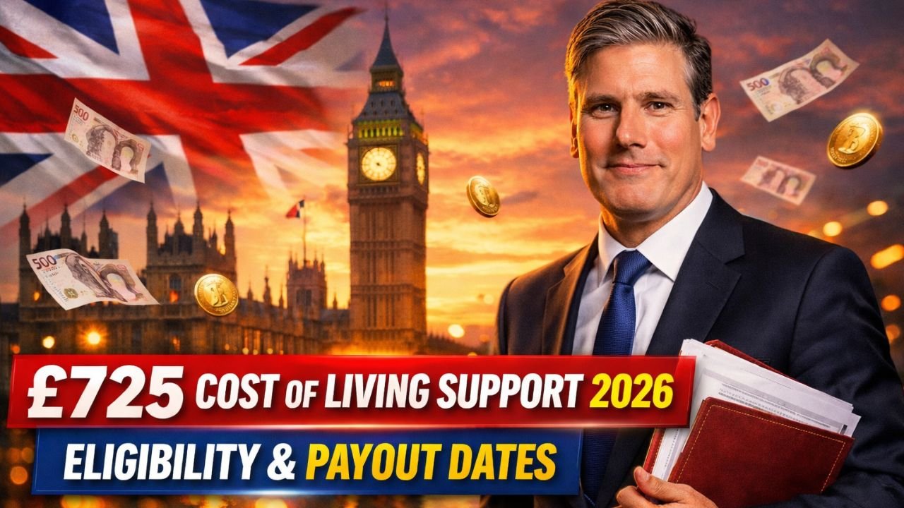 UK £725 Cost of Living Support 2026: Eligibility Rules and Payout Schedule