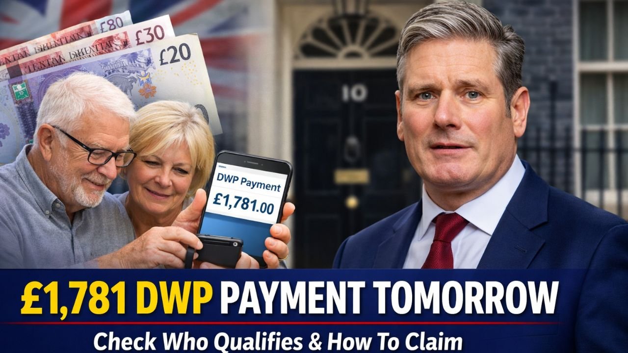 £1,781 DWP Payment Tomorrow: Check Who Qualifies & How To Claim