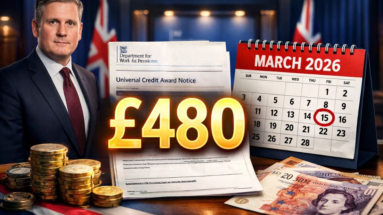 £480 Universal Credit Payment in March 2026 Confirmed by DWP