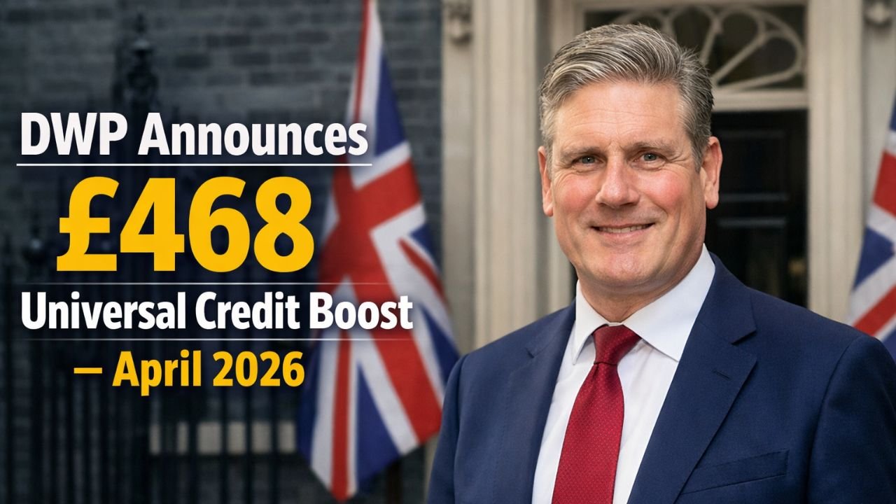 DWP Announces Huge £468 Universal Credit Boost Starting April 2026