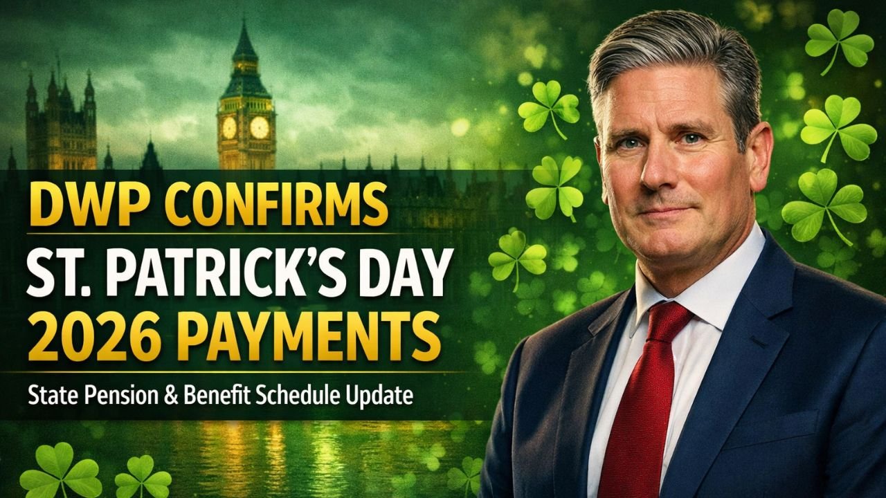 DWP Confirms St. Patrick’s Day 2026 Benefit and State Pension Payment Schedule