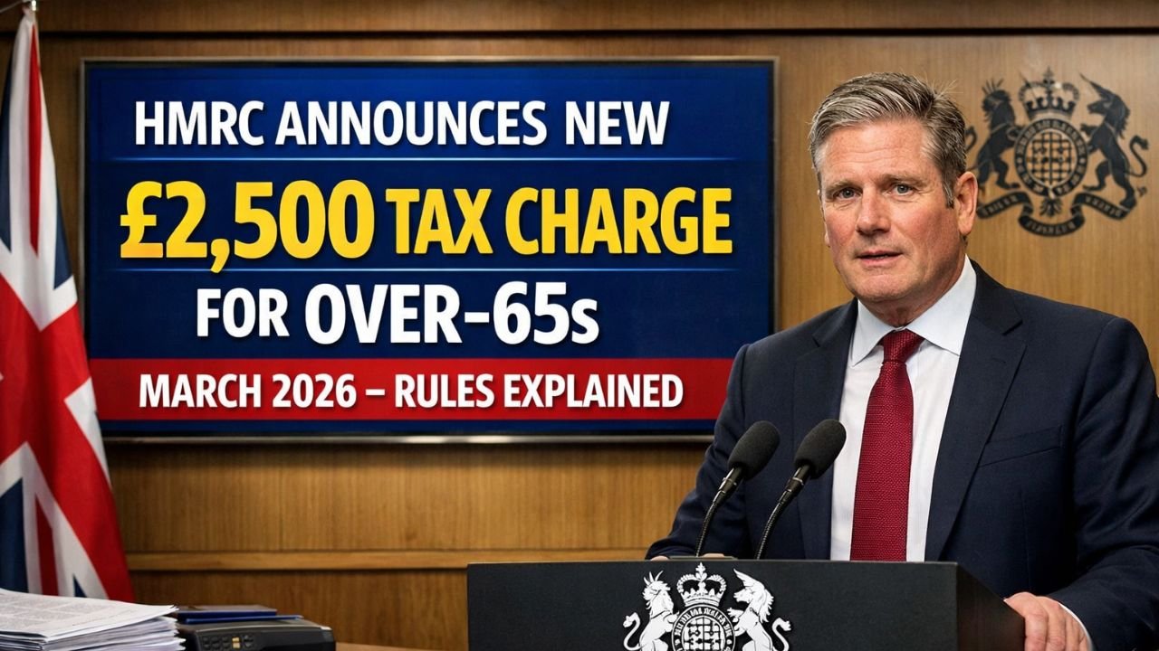HMRC Announces New £2,500 Tax Charge for Over‑65s In March 2026 – Full Rules Explained