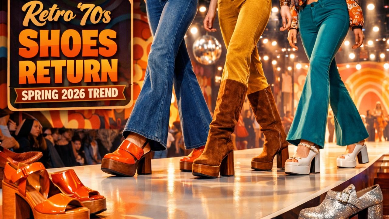 Retro '70s Shoes Make a Stylish Comeback in Spring 2026 Fashion Trends