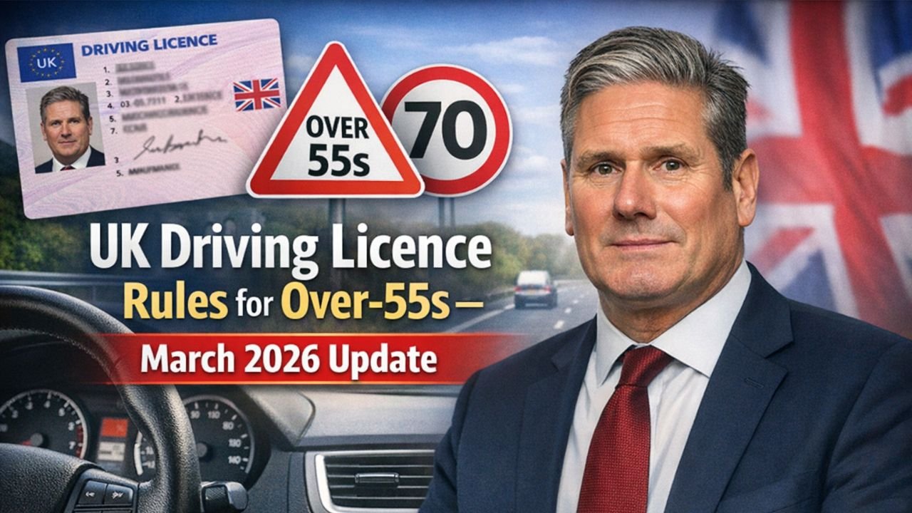 UK Driving Licence Rules for Over-55s in March 2026 – Complete Update You Must Know