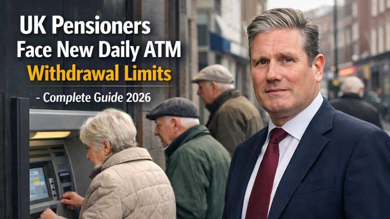 UK Pensioners Face New Daily ATM Withdrawal Limits: Complete Guide For 2026